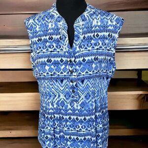 db stablished multicolor woman shirt sz L